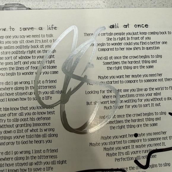 Vintage Signed The Fray CD How to Save a Life 2005 Autographed - Picture 10 of 12